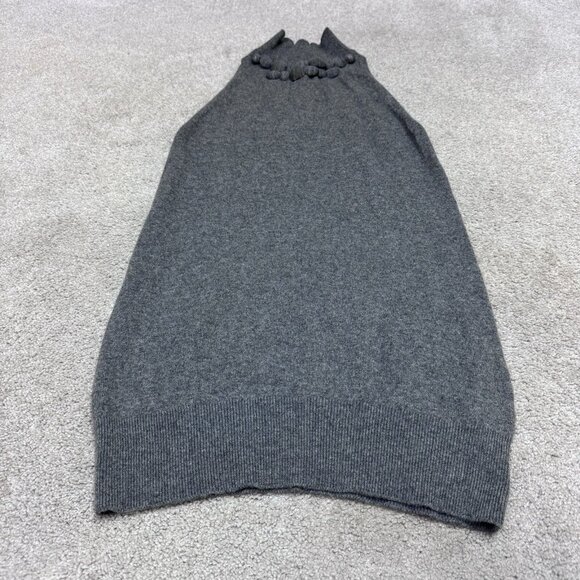 Vince Top Gray Knit Sleeveless Women’s Size Small 100% Cashmere - Picture 1 of 12